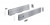 HETTICH 9307108 Atira ensemble jeu de côtés complet, 70/350mm, argent