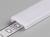 StrongLumio moulure de recouvrement C pour profil LED a clipser, 3000mm lait