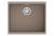 StrongSinks S3 évier granit Hron 530 530x460mm sans égouttoir beige