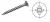 StrongFix Vis a bois PZ 3,5x16mm tete fraisée zinc blanc