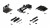 HAWA 30998 Concepta III 25/35 kit coulissant Push gauche pour cadre