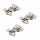 HETTICH 9278742 WingLine L charnieres pliantes vis 3 pcs