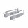 HETTICH 9307204 Atira flexi ensemble complet 350/144 argent, reling, fixation fr