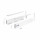HETTICH 9307240 Atira flexi ensemble complet 420/176 blanc, reling, fixation fro
