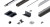 HAWA 31514 Folding Concepta III 20/25 kit de guidage 2 vantaux argenté L
