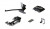 HAWA 31511 Folding Concepta III 25 Push kit coulissant droit pour profilés