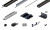 HAWA 31521 Folding Concepta III 20/25 kit de guidage 2 vantaux, noir L