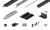 HAWA 31517 Folding Concepta III 20/25 kit de guidage 3 vantaux argent P