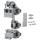 HETTICH 9339348 WingLine L new jusqu’a 25 kg, ensemble sans ressort, gris, droit