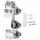 HETTICH 9339349 WingLine L new jusqu'a 25 kg, ensemble sans ressort, blanc, D