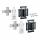 HETTICH 9339493 WingLine L new charnieres réglables centrales 2 pcs blanc