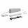 HETTICH 9339585 WingLine L new ensemble Pull to move Silent, porte lourde, gris
