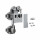 HETTICH 9339481 WingLine L new jusqu'a 12 kg, sans ressort, gris, G, sans guide