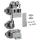HETTICH 9339357 WingLine L new jusqu’a 25 kg, ensemble sans ressort, gris, G
