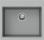 StrongSinks S3 Évier en granit Ipel 560 x 510 mm sans égouttoir, gris