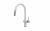 StrongSinks S3 – robinet Neris, douchette extractible en U, blanc, embout inox
