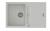 StrongSinks S3 évier granit Vardar 780, 780x500mm avec égouttoir et bac blanc