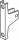 BLUM ZF7M7002 Legrabox, fixation avant M, vis a bois
