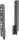 HETTICH 9121864 ArciTech support arriere 250, droit, anthracite