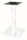 STRONG Piece de jambe de table centrale - plaque sup., noire