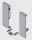 BLUM ZIF.74D0 fixations frontales Antaro gris P+L