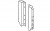 BLUM Z30D000SL Antaro, supports arriere D, gris
