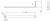 LEHMANN Tige serrure 292 pour classeurs largeur int. 762 mm