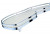 KES 233045 LeMans II, étagere d’angle, Arena Style, 450mm, droite - blanc/chrome